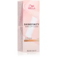 Wella Professionals Shinefinity Zero Lift Glaze vopsea de păr demipermanentă culoare 7/39 60 ml