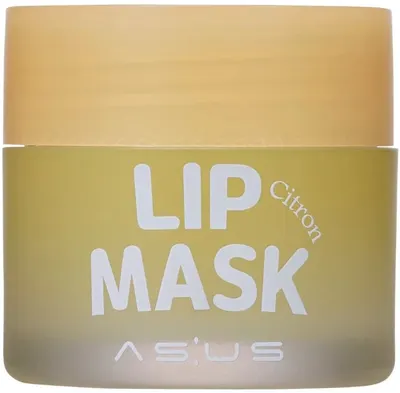 Mască hrănitoare pentru buze Asus Cosmetics, lămâie, 20 g