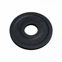 Disc Olimpic din fontă 50/51 mm Negru de 1,25kg