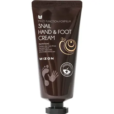 Crema hidratanta pentru maini si picioare cu extract de melc, 100ml, Mizon