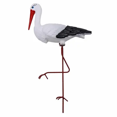Decoratiune pentru Gradina, Barza, 83 cm