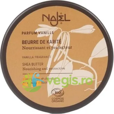 Unt de Shea cu Aroma de Vanilie Bio 100g
