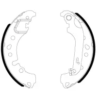 Set saboti frana TEXTAR 91084400