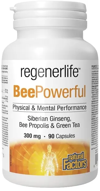 RegenerLife BeePowerful, 90 capsule, Natural Factors
