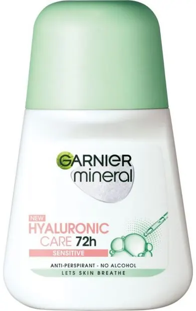 Garnier Roll-on antiperspirant Hyaluronic Care 72H, 50 ml