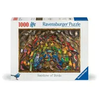 Ravensburger - Puzzle curcubeu de pasari 1000 piese design nou