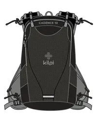 Rucsac KILPI Cadence, 10L, Negru