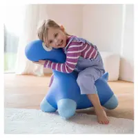 Dinozaur gonflabil saltaret Hoppi Dino albastru