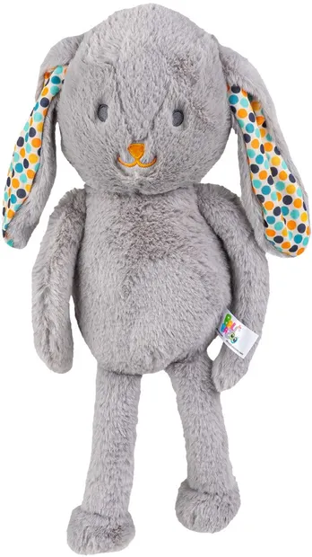 Jucărie moale de îmbrățișat Bali Bazoo - Bunny, gri