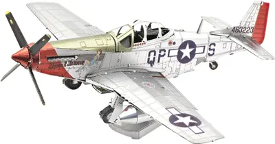 Model metalic de asamblat Metal Earth - Mustang P51D Sweet Arlene