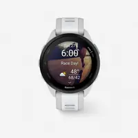 Ceas Smartwatch GPS Alergare Garmin Forerunner 165 Gri deschis/Alb