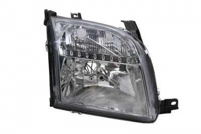 Far Dreapta (H4, electric, cu motor, culoare interior: cromat, culoare semnalizator: alb) potrivit FORD FUSION