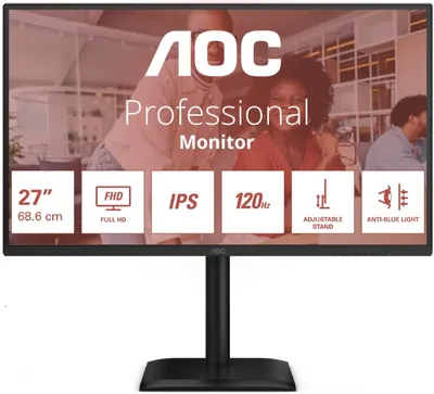 Monitor profesional AOC - 27E4U, 27'', FHD, IPS WLED, Adaptive-Sync