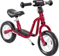 Bicicletă de echilibru Puky - LR M, cu suport pentru picioare, roșu închis