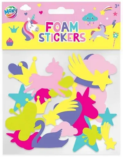 Set stickere din spumă Moxy - Unicorn