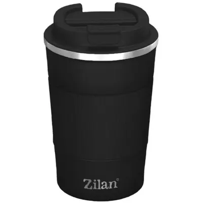 Termos Cafea, Capacitate 510 ml, Interior din Inox, Negru