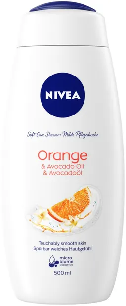 Nivea Gel de duș Orange & Avocado Oil, 500 ml