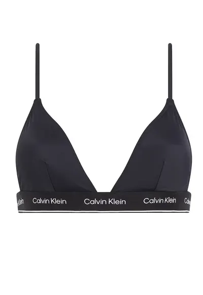 Top bikini Triangle-Rp - negru - poliamida - Negru