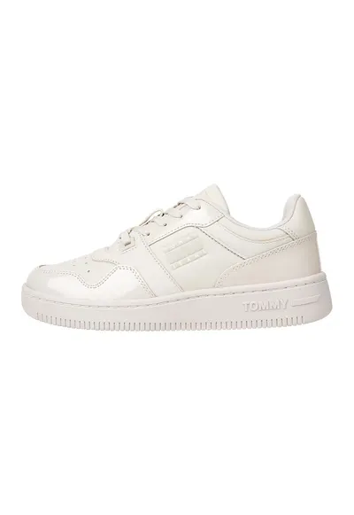 Pantofi sport din piele cu perforatii - Maro nisip