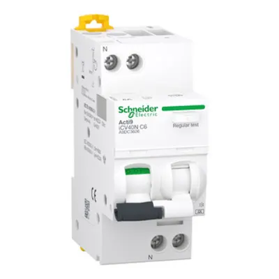 Acti9, Icv40n 1p+n C 6a 6ka 30ma a Rcbo