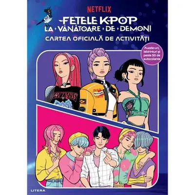 Cartea oficiala de activitati, Litera, Fetele K-Pop la vanatoare de demoni