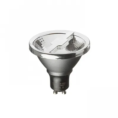 ALFA 69 gri argintiu crom 230V GU10 LED 6W 24° 3000K