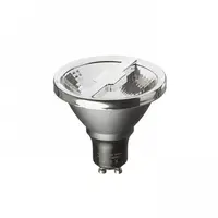 ALFA 69 gri argintiu crom 230V GU10 LED 6W 24° 3000K