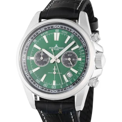 Ceas Jacques&nbsp;Lemans Jacques Lemans 1-2117T Liverpool Mens Chronograph 44mm 20ATM