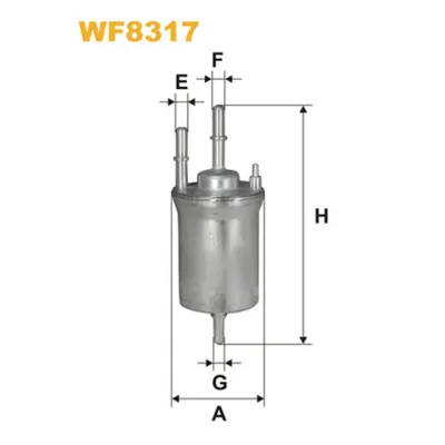 Filtru combustibil WIX FILTERS WF8317