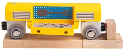 Supliment pentru trenul feroviar Bigjigs - Atelier mobil