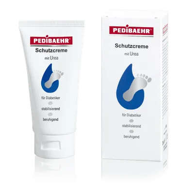 Baehr Cremă reparatoare pentru picioare cu 10% uree (SCHUTZCREME MIT 10% UREA), 125 ml