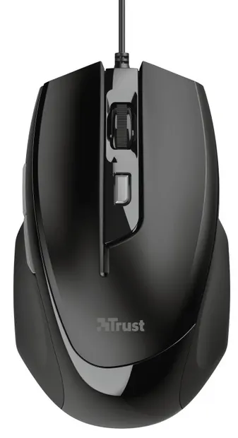 Mouse Trust - Voca Comfort, optic, negru