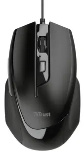 Mouse Trust - Voca Comfort, optic, negru