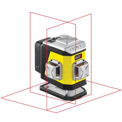 Laser roșu în cruce (3 x 360°), Bluetooth - Nivel System-CL3R