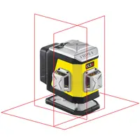 Laser roșu în cruce (3 x 360°), Bluetooth - Nivel System-CL3R