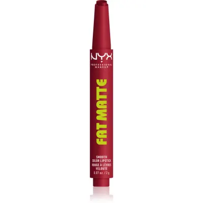 NYX Professional Makeup Fat Matte balsam de buze cu efect matifiant Plushin' Plum 2 g