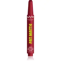NYX Professional Makeup Fat Matte balsam de buze cu efect matifiant Plushin' Plum 2 g