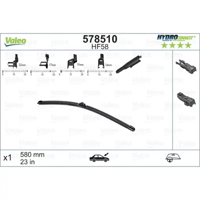 Lamela stergator VALEO 578510