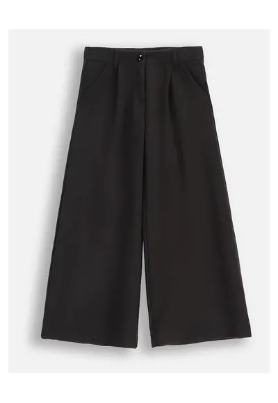 Pantaloni pentru copii - ZC5119101EPG-021 - negri - evazati