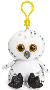 Jucarie de plus cu clips pentru rucsac Keel toys - Bufnita, 12 cm
