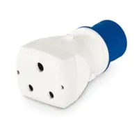 One-Way Adaptornip20 15a 2p+e 250v British 15a