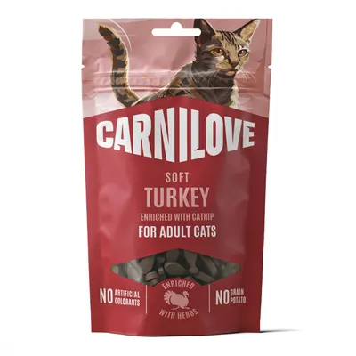 Carnilove Cat Soft Snack Turkey & Catnip 50 g