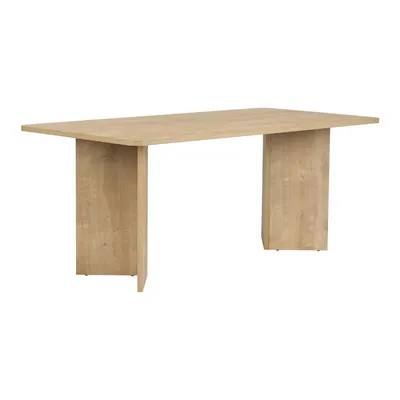 Masă de dining cu aspect de lemn de stejar 90x180 cm Linza – Kalune Design