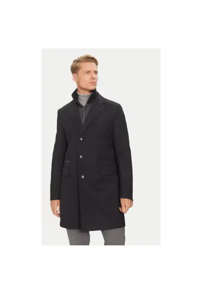 Palton barbati - 304237584 - Lana/Poliester - Albastru - Albastru