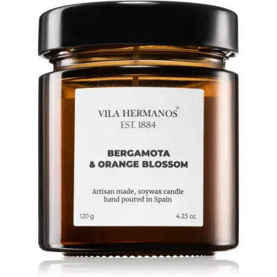 Vila Hermanos Apothecary Bergamot & Orange Blossom lumânare parfumată 120 g