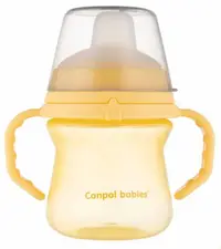 Canpol pahar antiderapant - 150 ml, galben