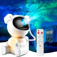 Lampa tip Proiector Model Astronaut Timebox, 2 in 1 cu 8 Culori de Nebuloasa - Default Title