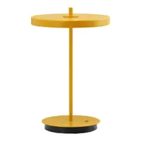 Veioză galbenă LED din metal cu abajur din metal (înălțime 31 cm) Asteria Move – UMAGE