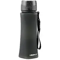 Sticla pentru Apa Slim din Tritan, Neagra, Fara Bpa, cu Capac, 700 ml, Uzspace