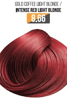 Vopsea Profesionala Fara Amoniac EVOQUE USA, Nuanta 8.66 INTENSE RED LIGHT BLONDE - Cu Ulei de Argan si 12 Aminoacizi, 100 ml - Evoque
